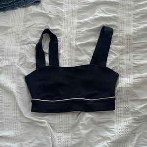 Black Piped Bralette Top - Women Intimates